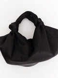 Velvet JG Robyn Satin Knot Bag in Black