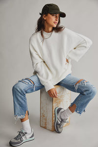 Free People Easy Street Tunic in Painted White