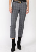 FRAME Le High Straight Jean in Noir Multi