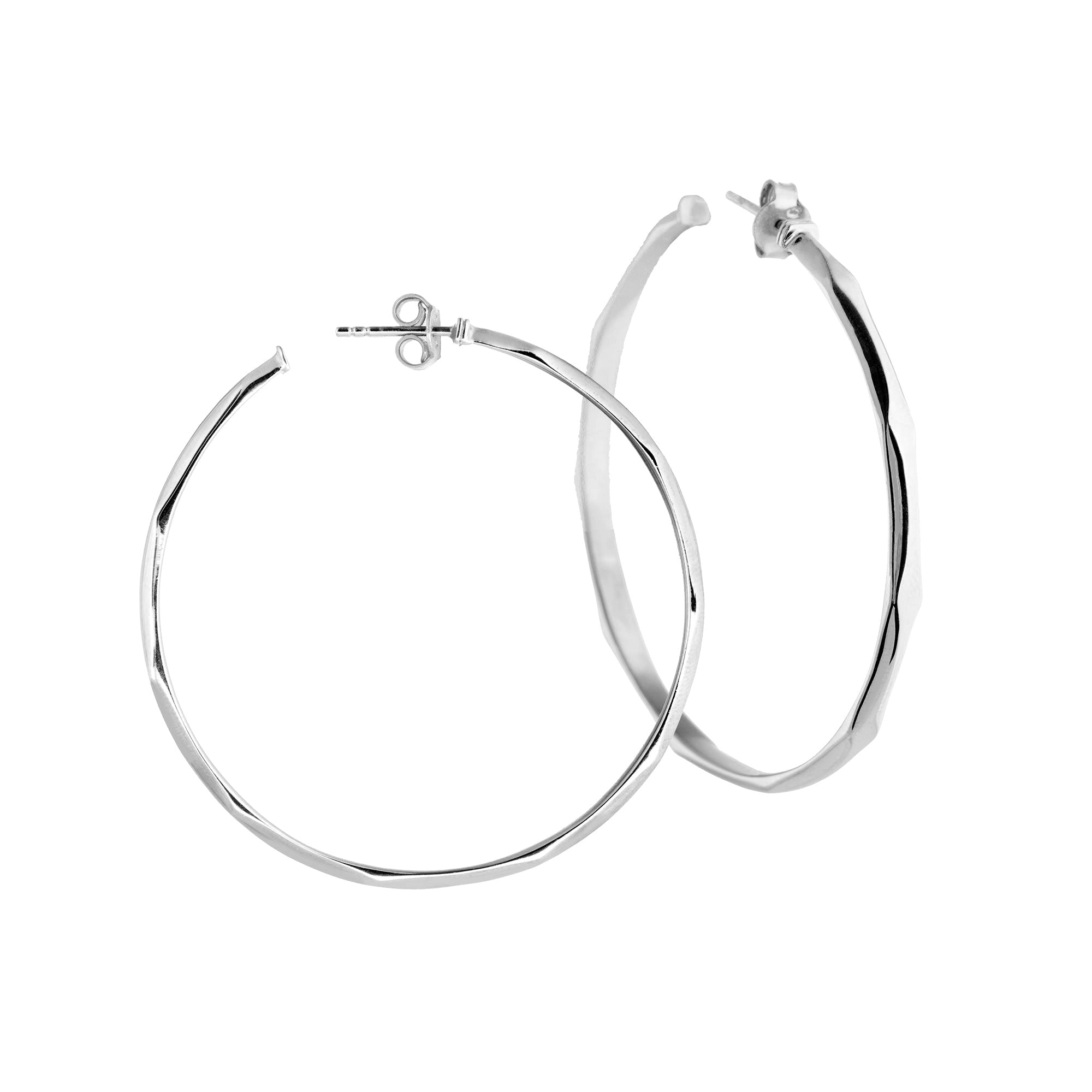 LOLO Valencia Sterling Silver Hoops