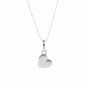 LOLO Heart Sterling Silver Pendant and 18" Chain