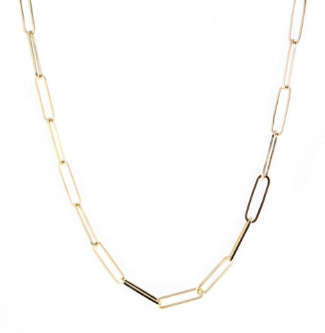 LOLO Paperclip 18K Gold Filled 18" Necklace