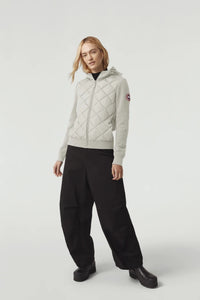 Canada Goose Women's HyBridge Quilted Knit Hoody - Cottongrass