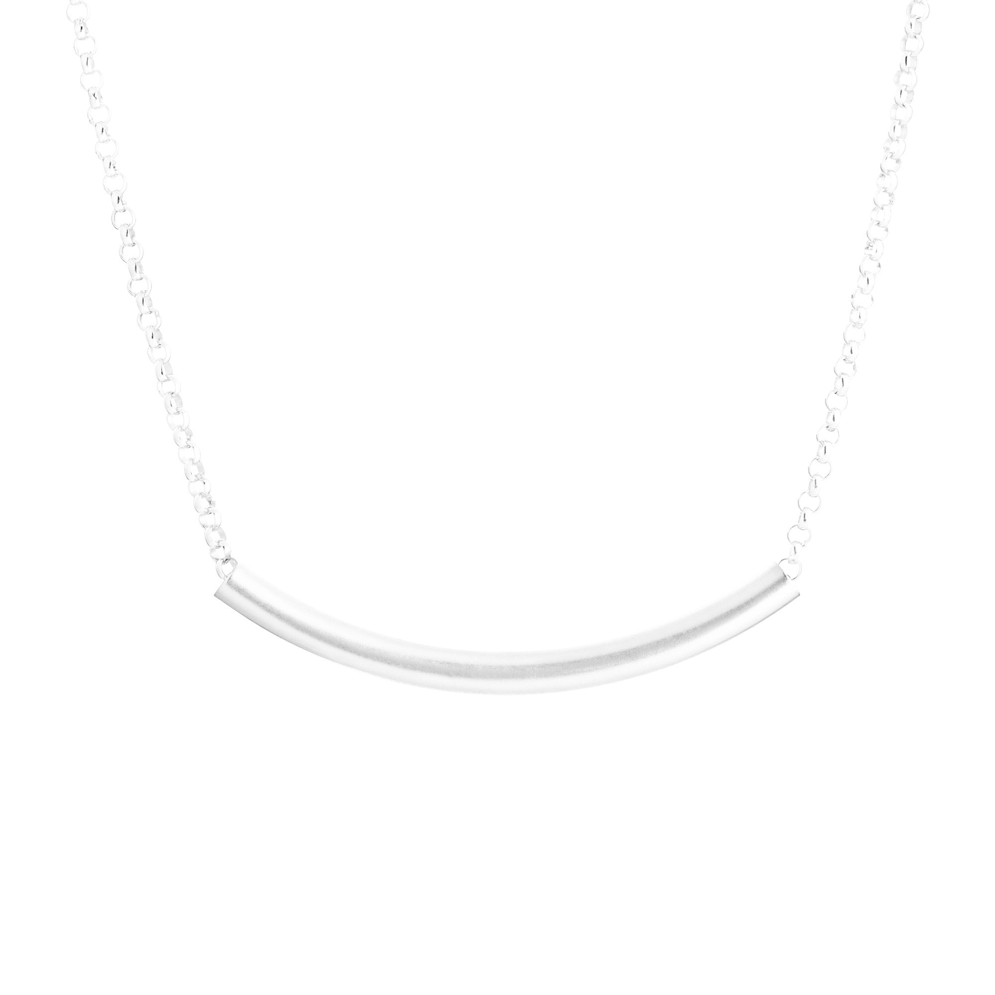 LOLO Tube Sterling Silver 18" Necklace