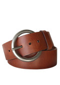 Brave Vika Circle Belt in Brandy/Silver