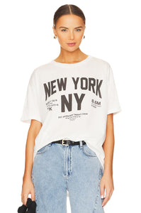 The Laundry Room New York Oversized Tee in White