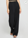 Gentle Fawn Elliot gauze flowy pant in black
