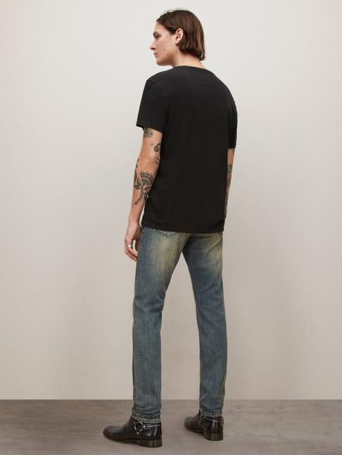 John Varvatos J702 Slim Fit Jean - Felix Wash - Aged Blue