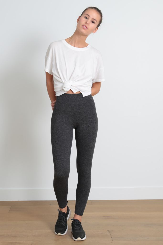 goodhYOUman Jaelynn high-waist athletic legging in charcoal