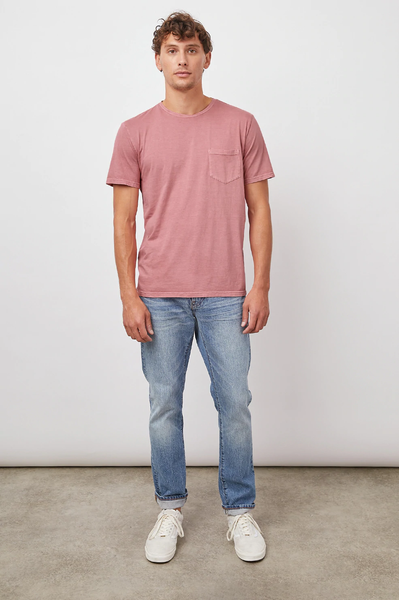 Rails Men's Johnny S/S Pocket T-shirt - Coral