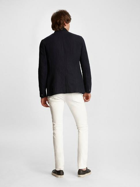 John Varvatos WILLY WASHED INDIGO PINSTRIPE JACKET Dark Navy
