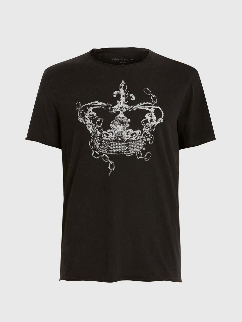 John Varvatos BROKEN CROWN Tee - Black