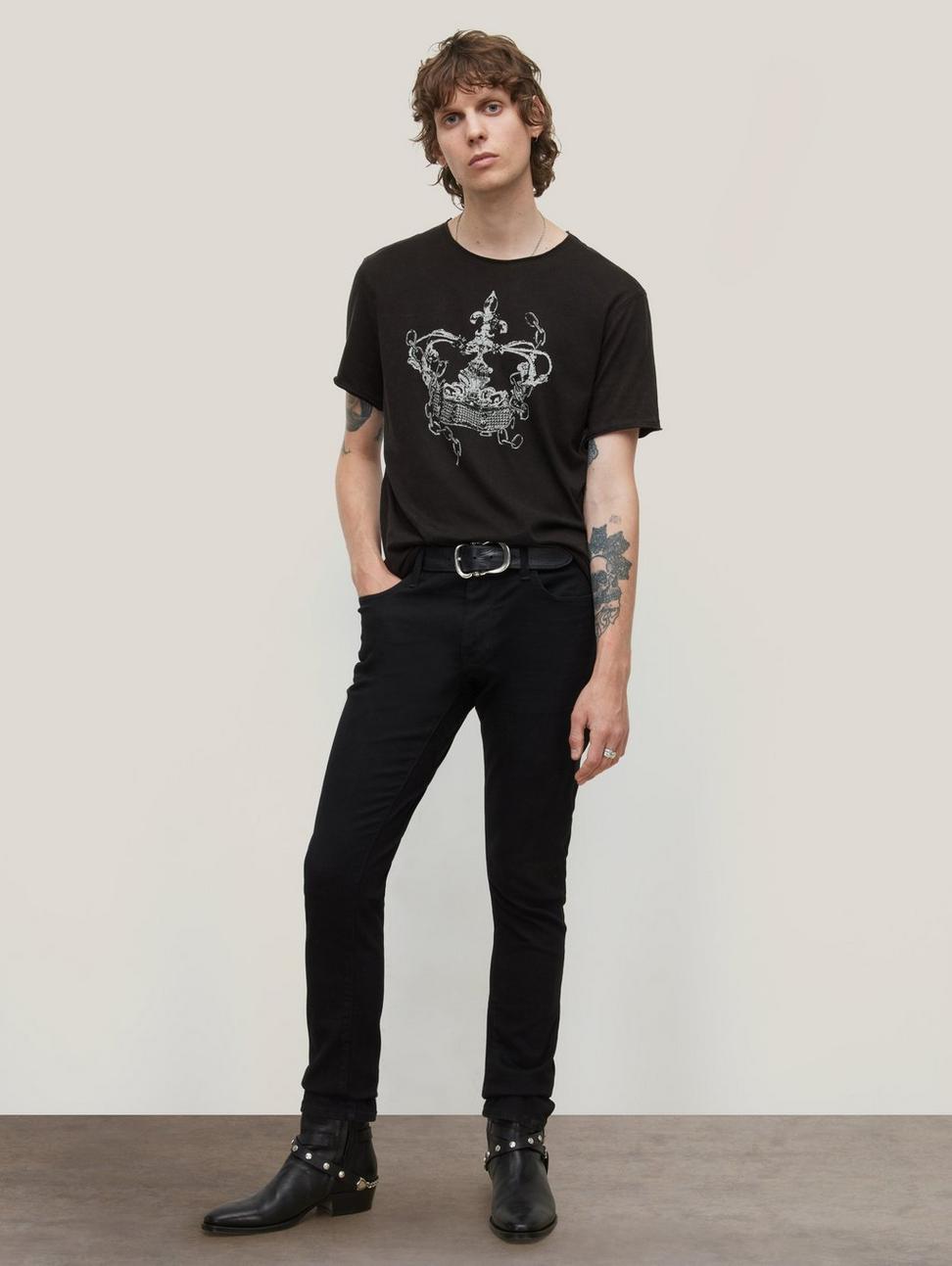 John Varvatos BROKEN CROWN Tee - Black