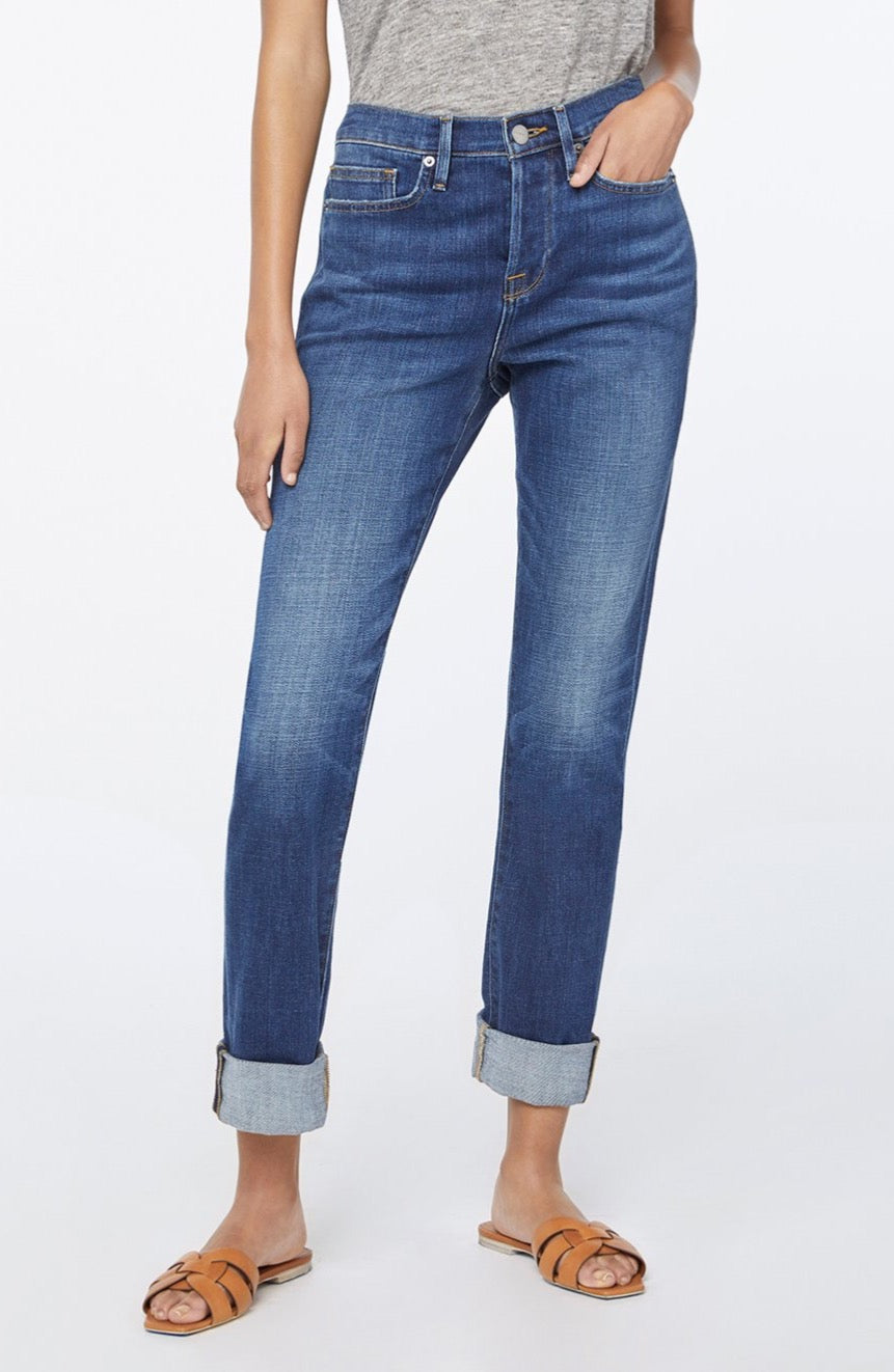 FRAME Le Beau Boyfriend jean in Burnside