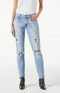 FRAME Le Garcon jean with rips in Beldon