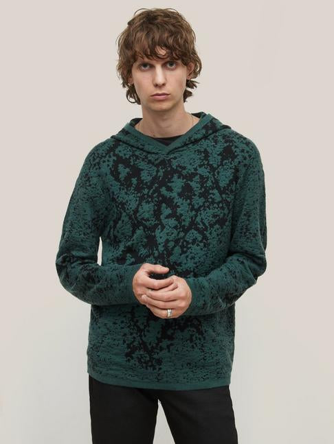 John Varvatos LUDHAM Hoodie - Dark Moss