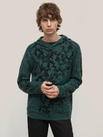 John Varvatos LUDHAM Hoodie - Dark Moss