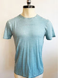 John Varvatos MOTT Linen Crew w/ Cold Dye - Pale Aqua