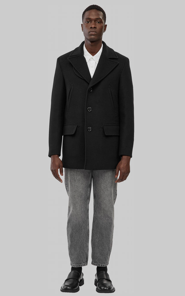 Mackage Henry Wool Cashmere Peacoat - Black – manhattan casuals