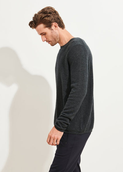 Patrick Assaraf Air Cashmere Sweater -  Shadow Melange