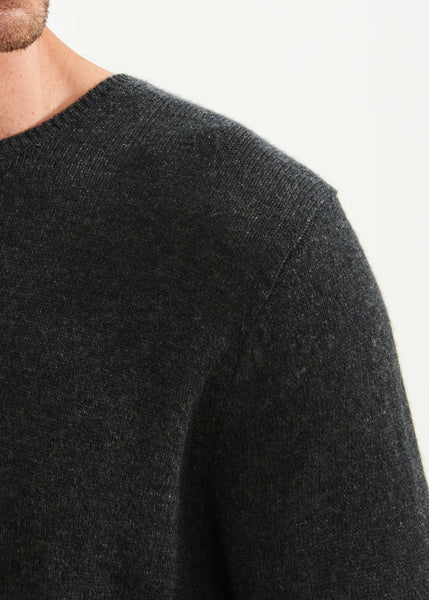 Patrick Assaraf Air Cashmere Sweater -  Shadow Melange
