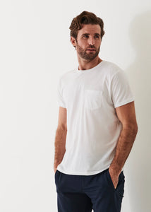 Patrick Assaraf Lightweight Pima Cotton T-Shirt - White
