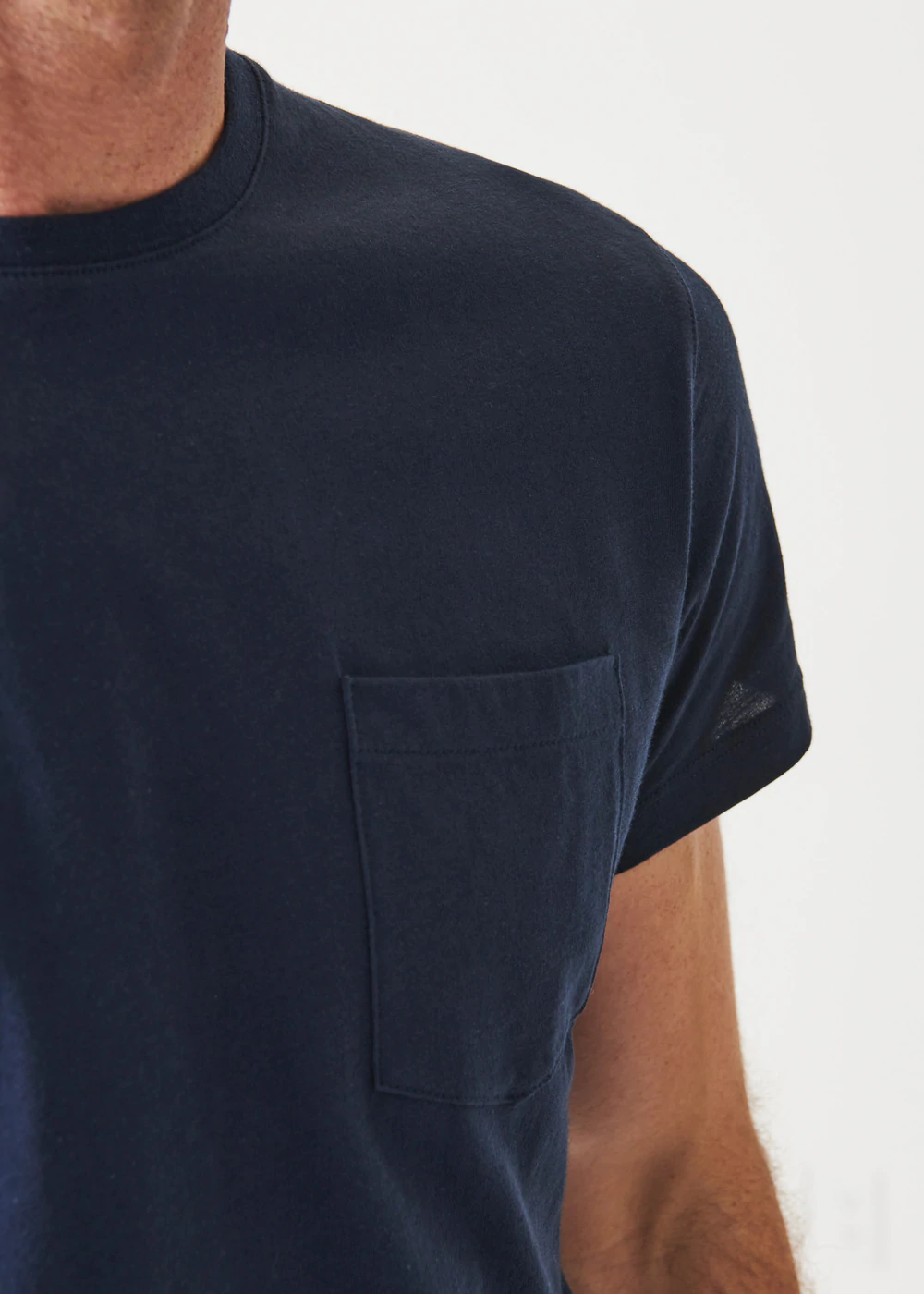 Patrick Assaraf Lightweight Pima Cotton T-Shirt - Galaxy Blue