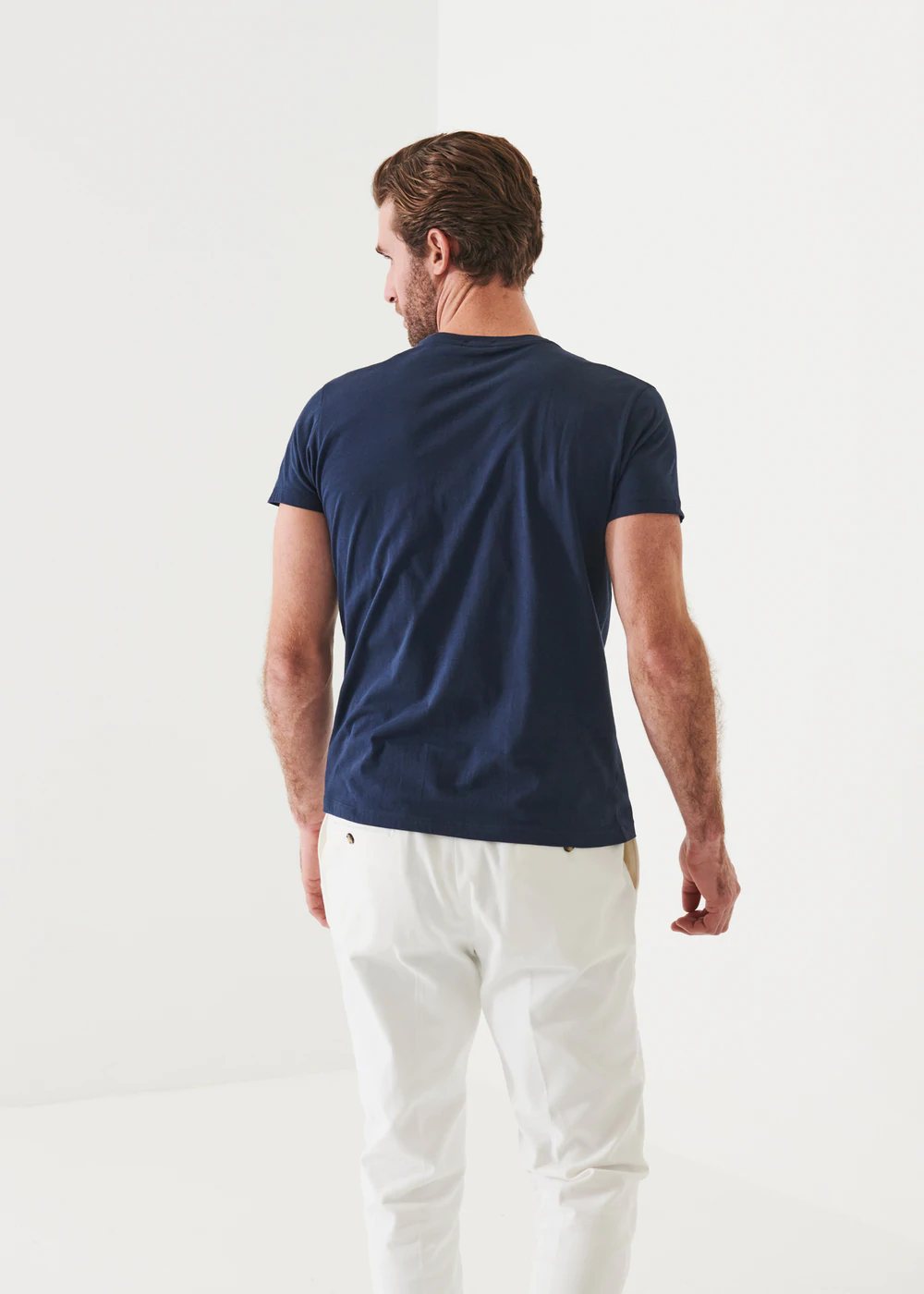 Patrick Assaraf Lightweight Pima Cotton T-Shirt - Galaxy Blue