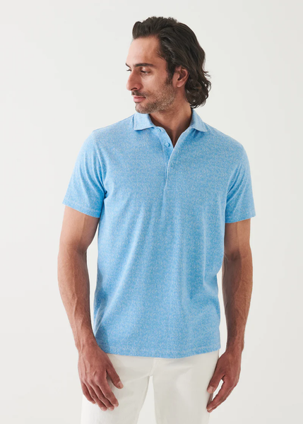 Patrick Assaraf SS Polo All Over Print - Mirage