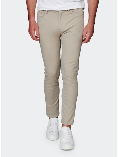 Patrick Assaraf 5 Pocket Stretch Jean - Angora