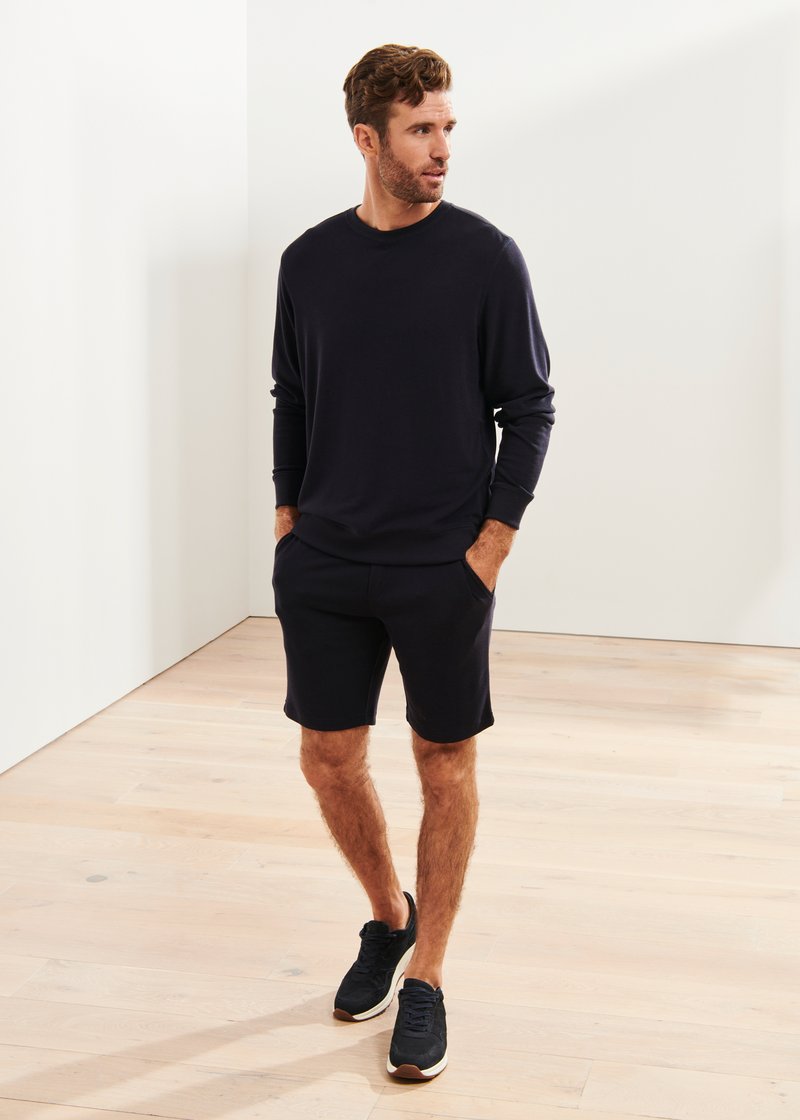 Patrick Assaraf Lounge Sweatshirt - Dark Navy