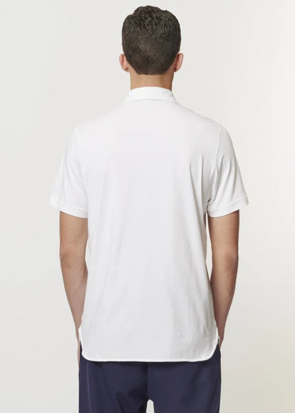 Patrick Assaraf Pima Cotton Button Front Shirt - White