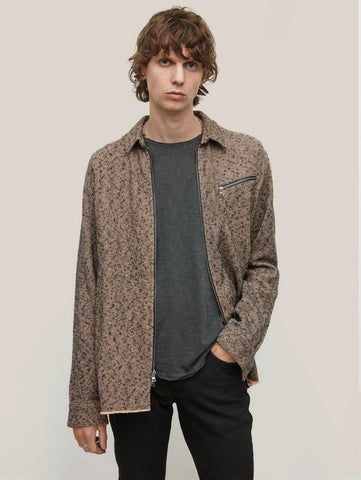 John Varvatos ROBBINS LS Shirt - Powder