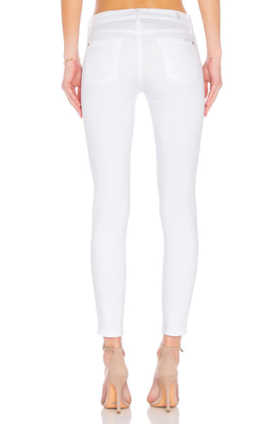 7 For All Mankind Ankle Skinny Clean White
