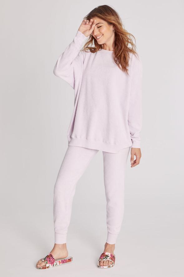Wildfox Roadtrip Sweatshirt in Wispy