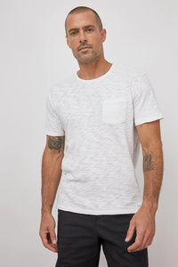 Rails Men's Skipper S/S Pocket  T-shirt - White