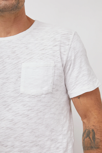 Rails Men's Skipper S/S Pocket  T-shirt - White