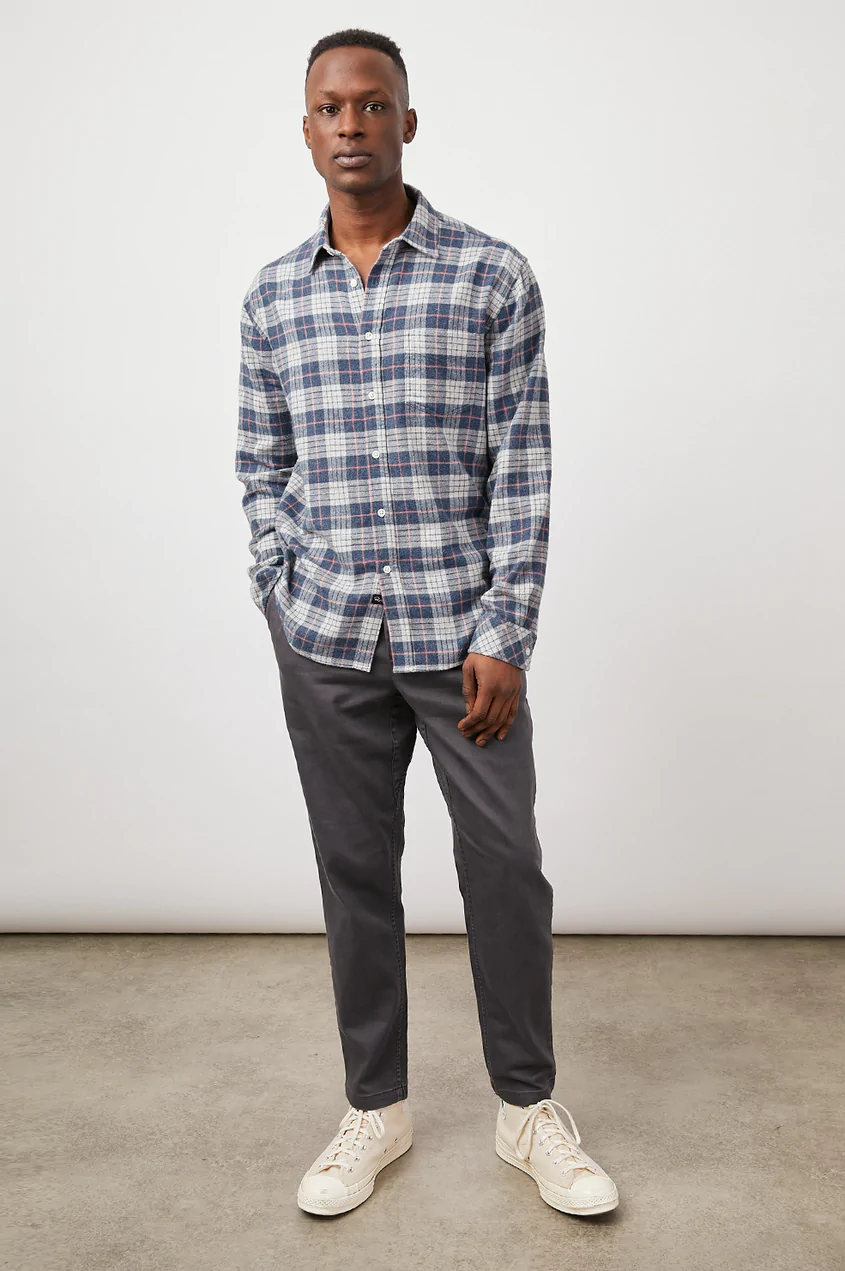 Rails Men's Sussex L/S - Cirrus Juno Melange