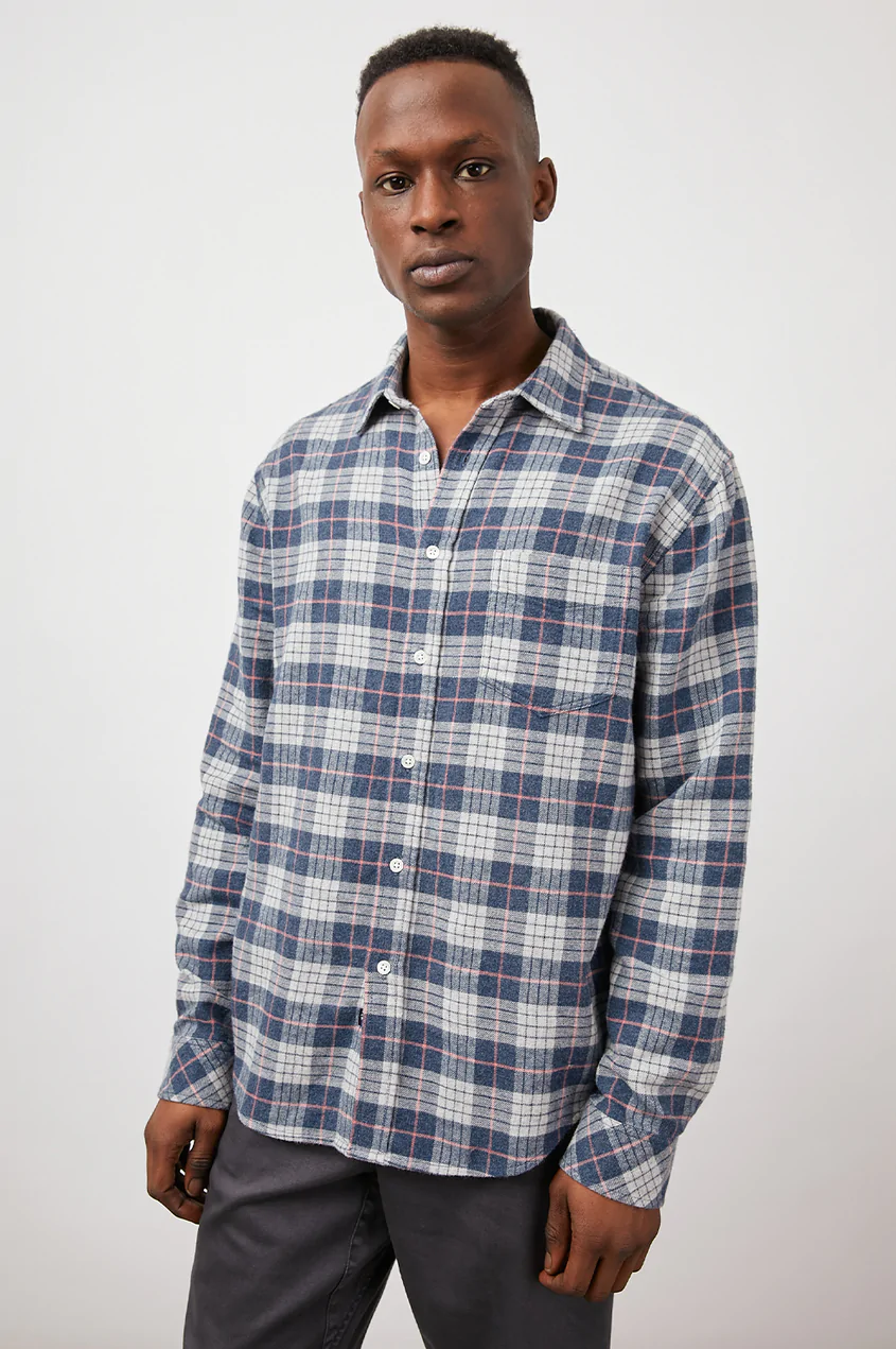 Rails Men's Sussex L/S - Cirrus Juno Melange
