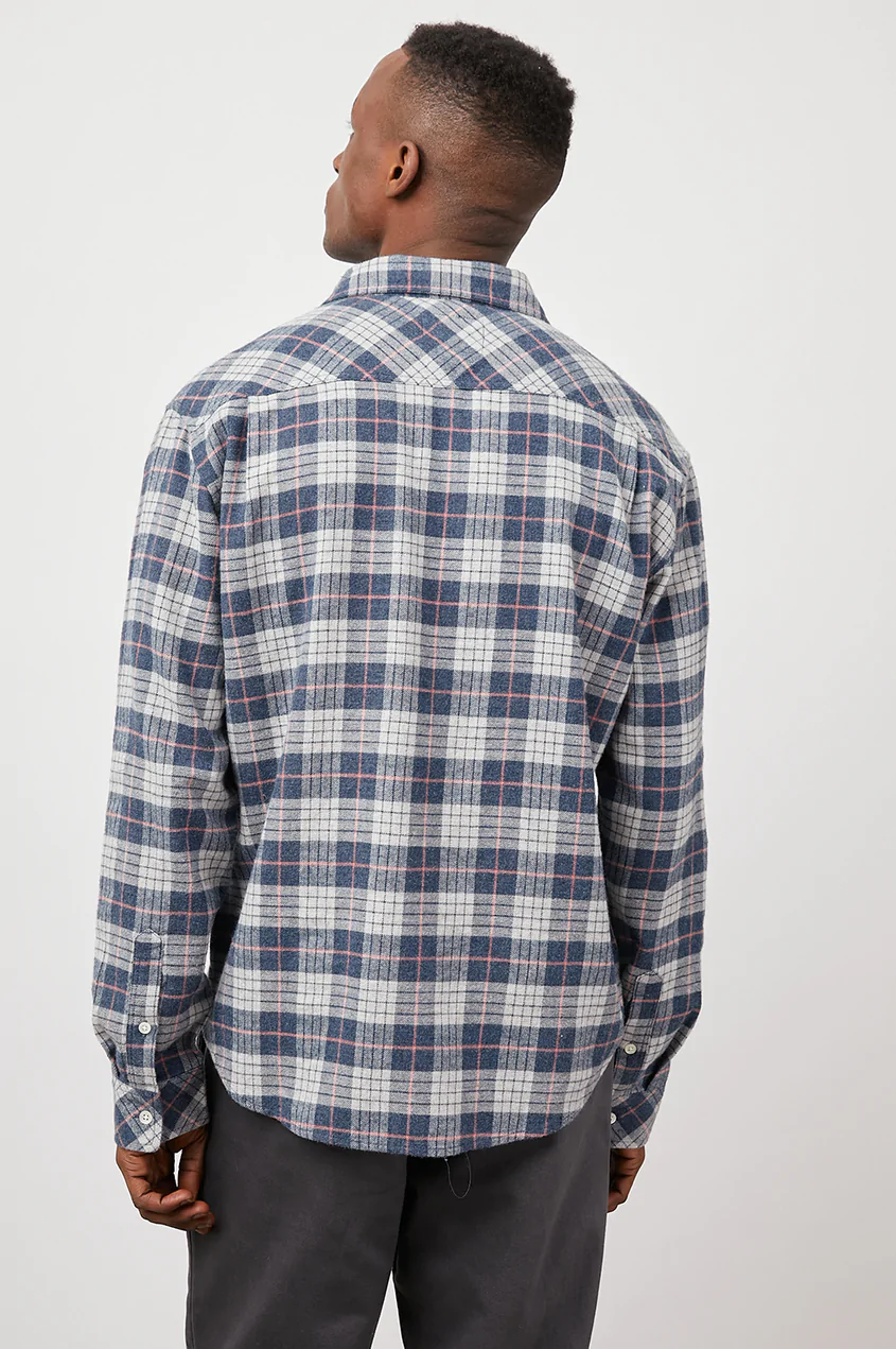 Rails Men's Sussex L/S - Cirrus Juno Melange