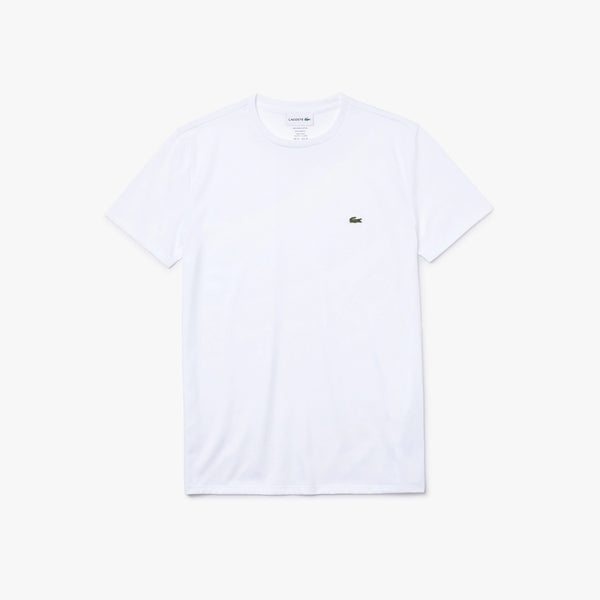 Lacoste Men's Crew Neck Pima Cotton T-Shirt - White