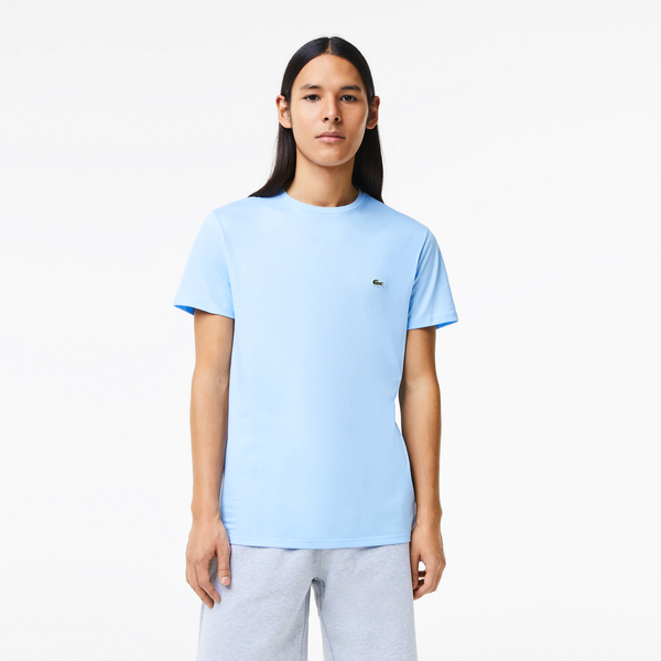 Lacoste Men's Crew Neck Pima Cotton T-Shirt - Blue
