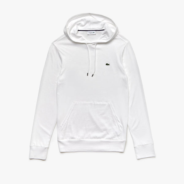 Lacoste Men’s Regular Fit Hooded Jersey T-shirt - White