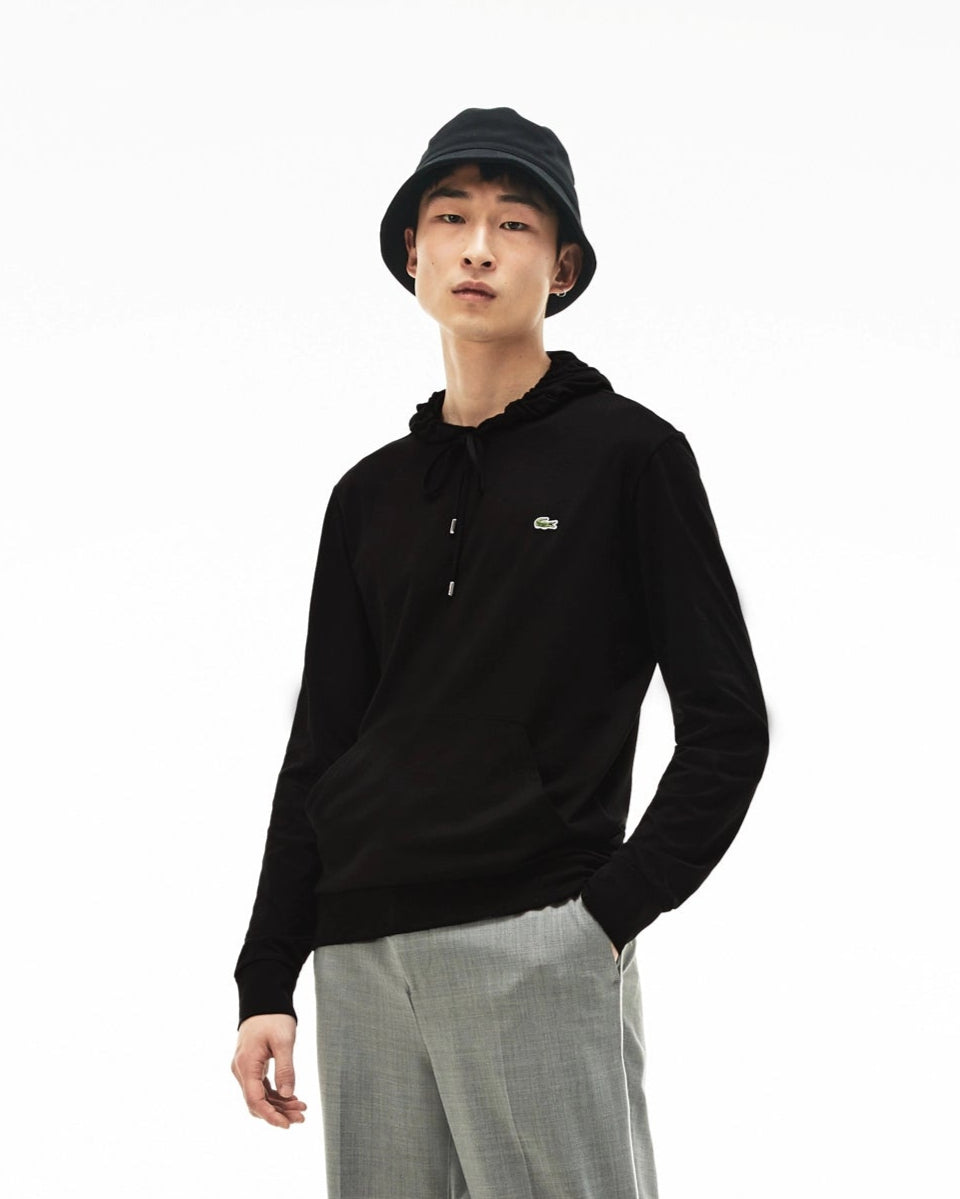 Lacoste Regular Fit Hooded Jersey T-shirt - Black