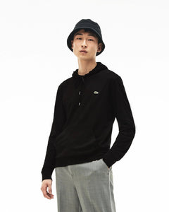 Lacoste Regular Fit Hooded Jersey T-shirt - Black
