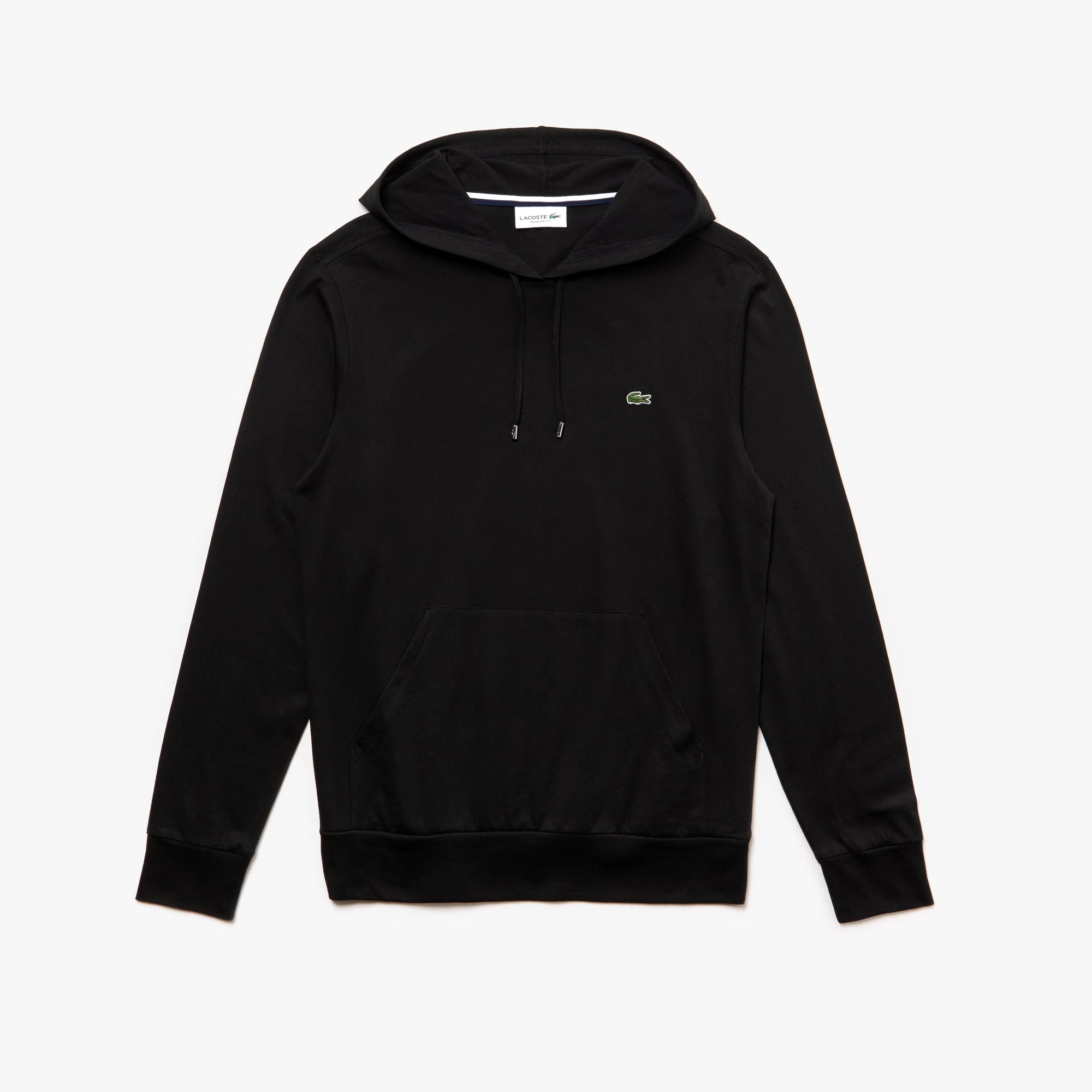 Lacoste Regular Fit Hooded Jersey T-shirt - Black