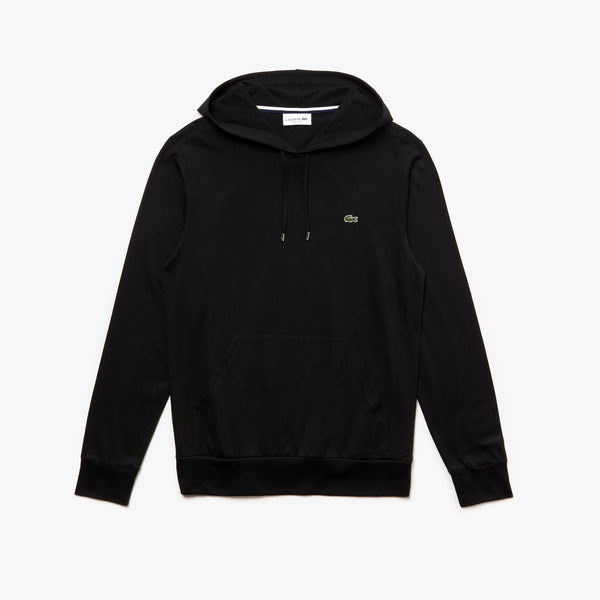 Lacoste Men’s Regular Fit Hooded Jersey T-shirt - Black