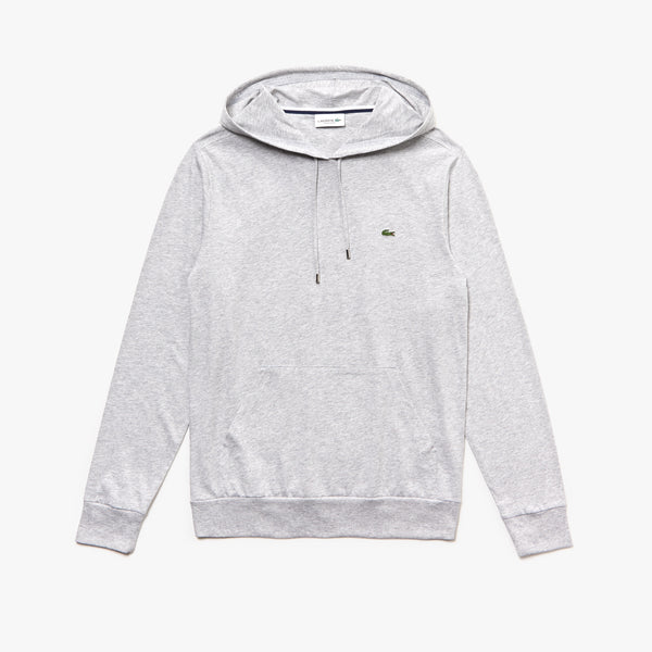 Lacoste Men’s Regular Fit Hooded Jersey T-shirt - Light Grey