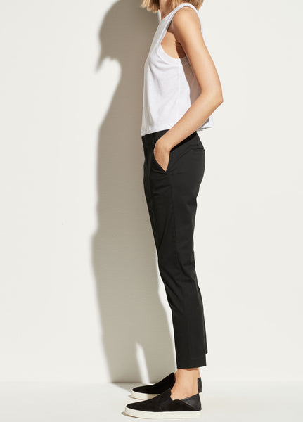 vince. coin pocket chino in black