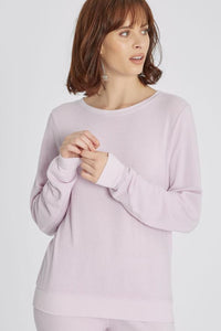 Wildfox Baggy Beach Crew Sweatshirt in Wispy